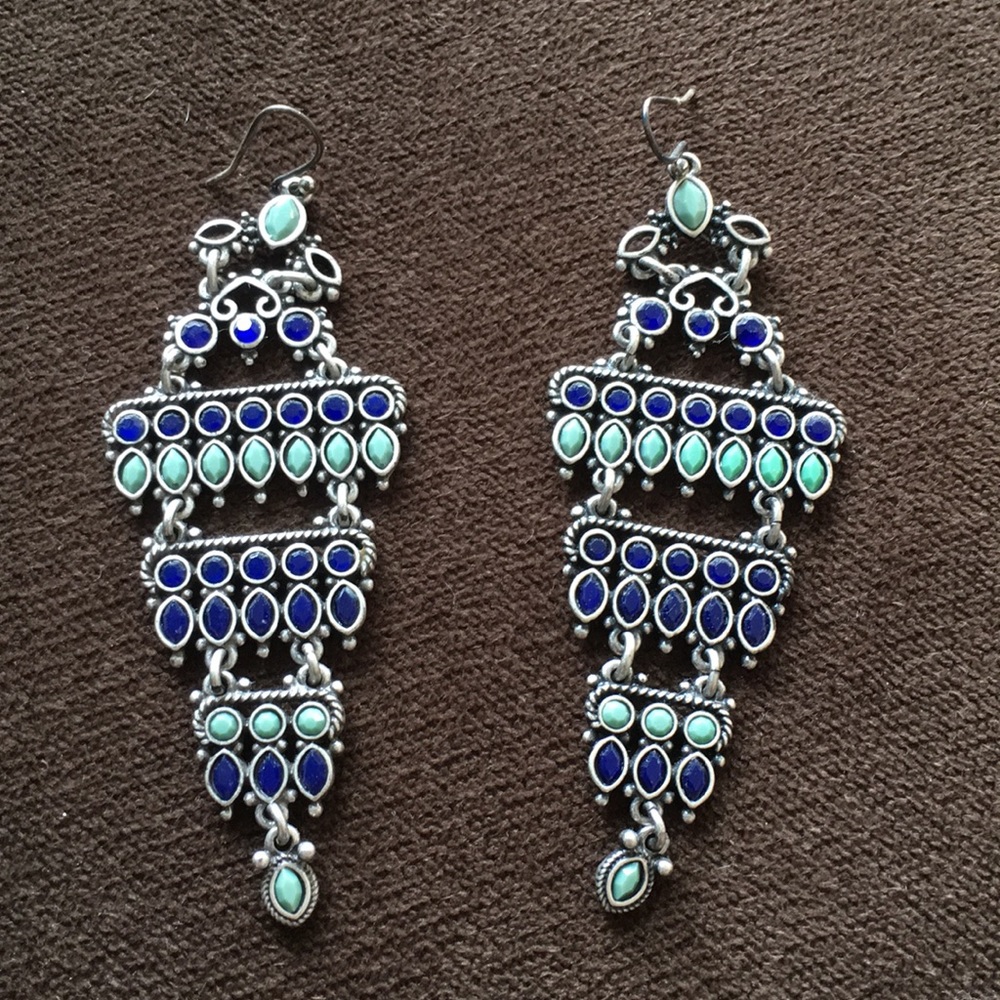 Green/Blue Earrings